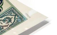 Persian pattern. 1888 edition Lornement Polychrome by Albert Racine 1825–1893. HD Metal print