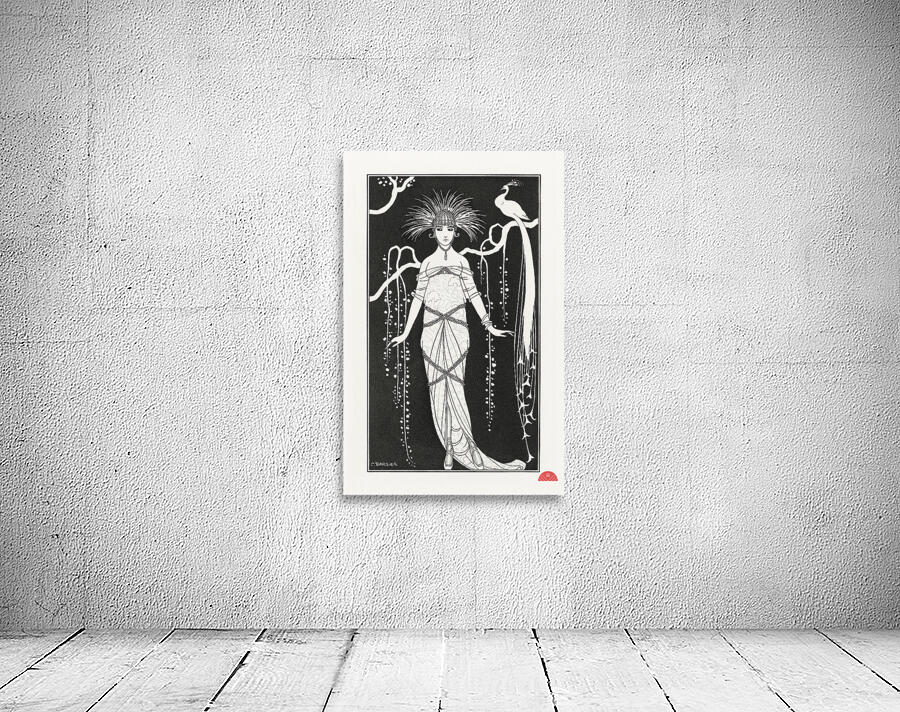 Costumes Parisiens 1914 fashion illustration by George Barbier.  Wall Preview