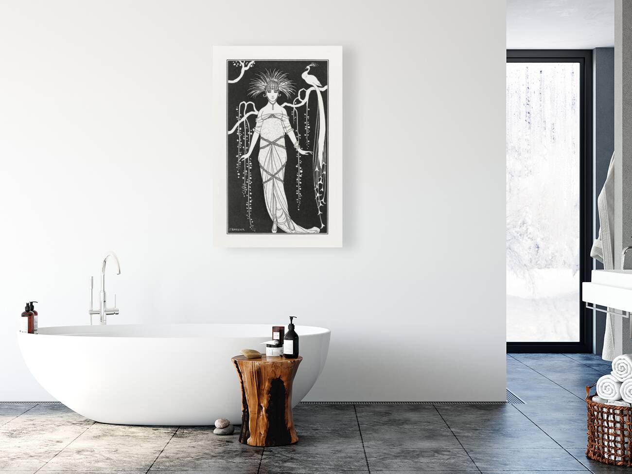 Costumes Parisiens 1914 fashion illustration by George Barbier.  Reproduction