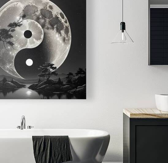 A Full Moon Ying Yang By ISHISH by IStockHistory com
