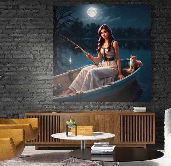 A Girl On A Fishing Boat By ISHISH by IStockHistory com