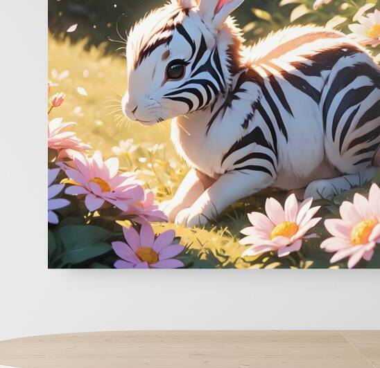 Zebra Stripe Rabbit By ISHISH by IStockHistory com