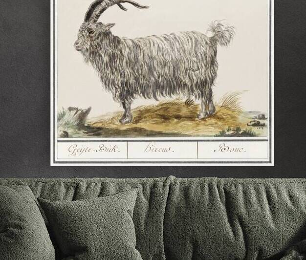 Goat in vintage style by IStockHistory com