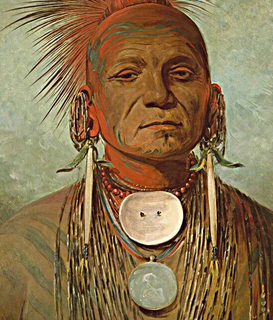 See-non-ty-a an Iowa Medicine Man 1844-1845 by IStockHistory com