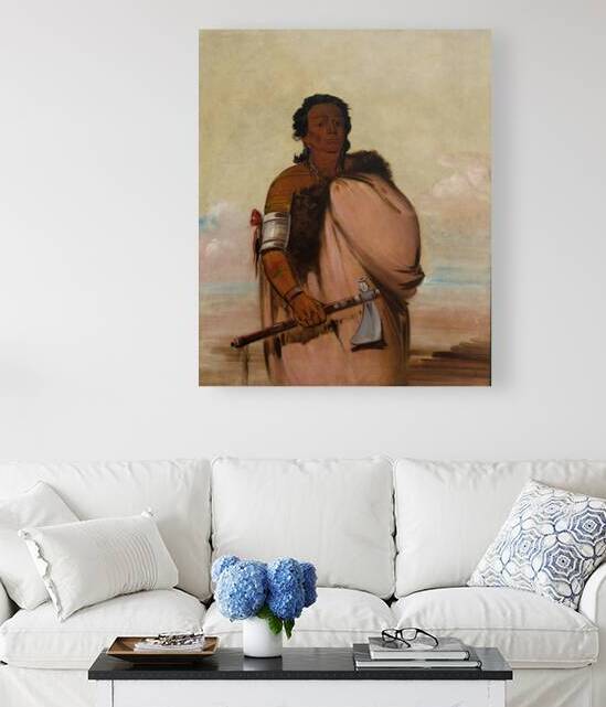 Ah’-Sho-Cole Rotten Foot a Noted Warrior 1834 by IStockHistory com