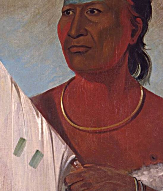 Náh-Pope Soup Adviser To Black Hawk 1832 by IStockHistory com