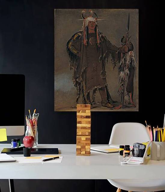 Peh-Tó-Pe-Kiss Eagle’s Ribs a Piegan Chief 1832 by IStockHistory com