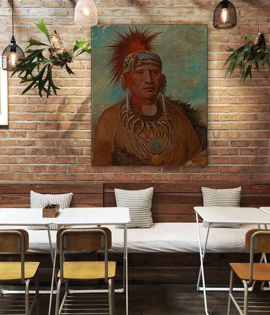 Neu-Mon-Ya Walking Rain War Chief 1844-1845 by IStockHistory com