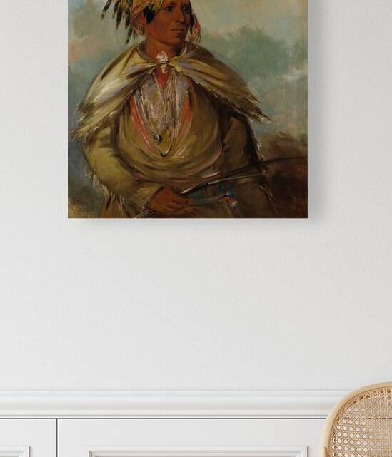 Pah-Mee-Ców-Ee-Tah Man Who Tracks a Chief 1830 by IStockHistory com