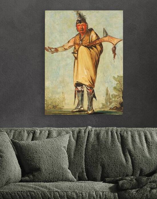 Náw-Káw Wood Former Chief of The Tribe 1828 by IStockHistory com