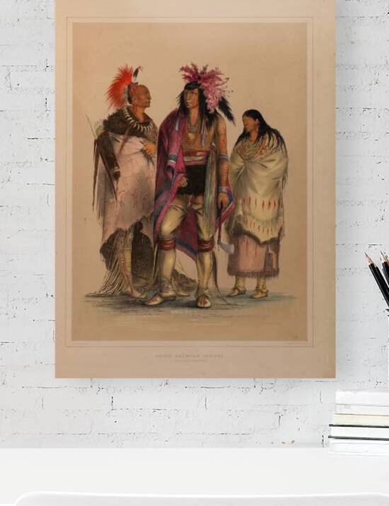 North American Indian Portfolio 1844 by IStockHistory com