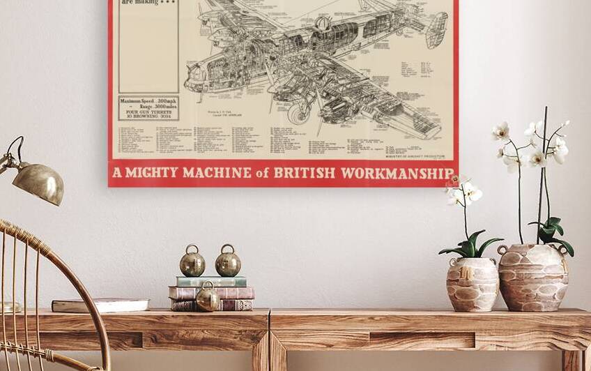 This is What You are Making…A Mighty Machine of British Workmanship – The Handley Page Halifax II by IStockHistory com