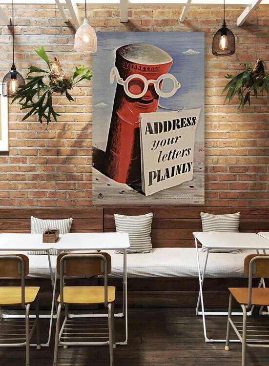 Address Your Letters Plainly by IStockHistory com