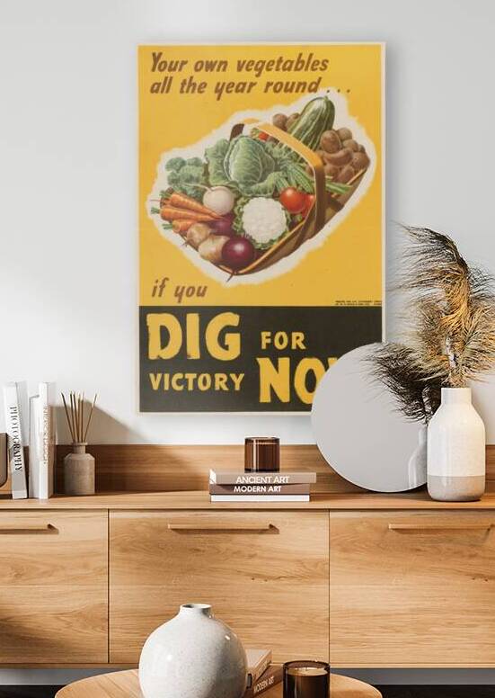 Your Own Vegetables all the Year Round…if You Dig for Victory Now by IStockHistory com