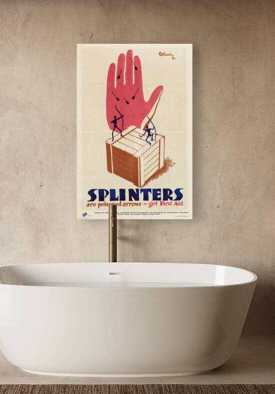 Splinters are Poisoned Arrows – Get First Aid by IStockHistory com