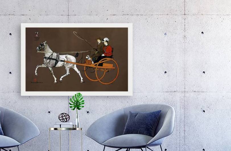 Couple in a carriage ca.1902 by Edward Penfield by IStockHistory com