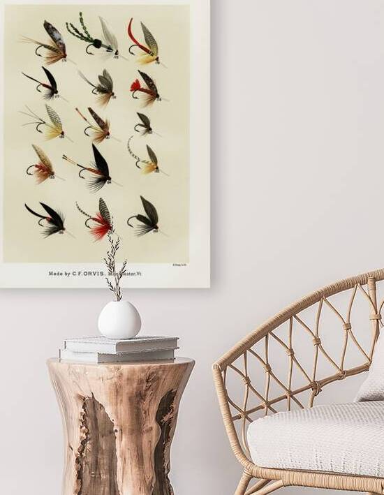 Trout Flies  by IStockHistory com