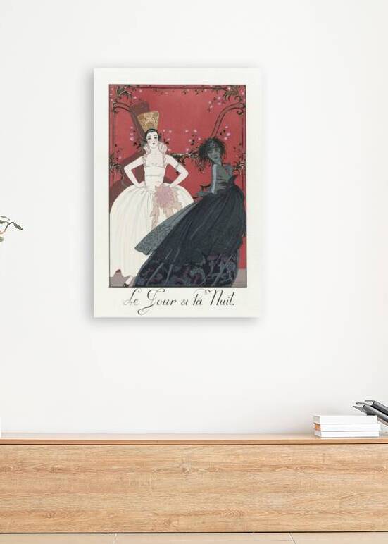 Le Jour et la Nuit 1922 fashion illustration  by George Barbier.  by IStockHistory com