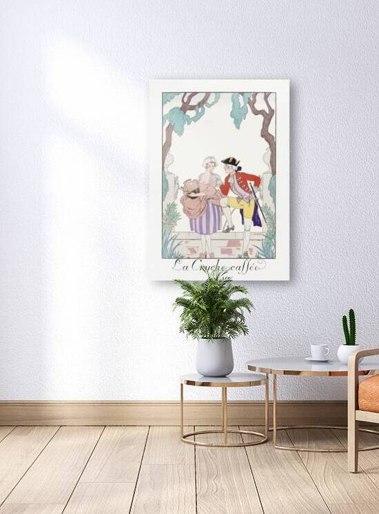 La Cruche caff&eacutee 1925 fashion illustration  by George Barbier.  by IStockHistory com