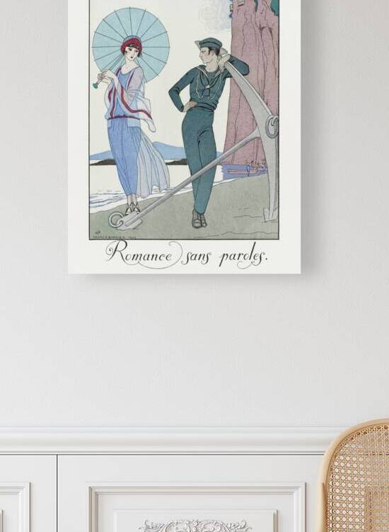 Romance sans paroles 1923 fashion illustration  by George Barbier.  by IStockHistory com