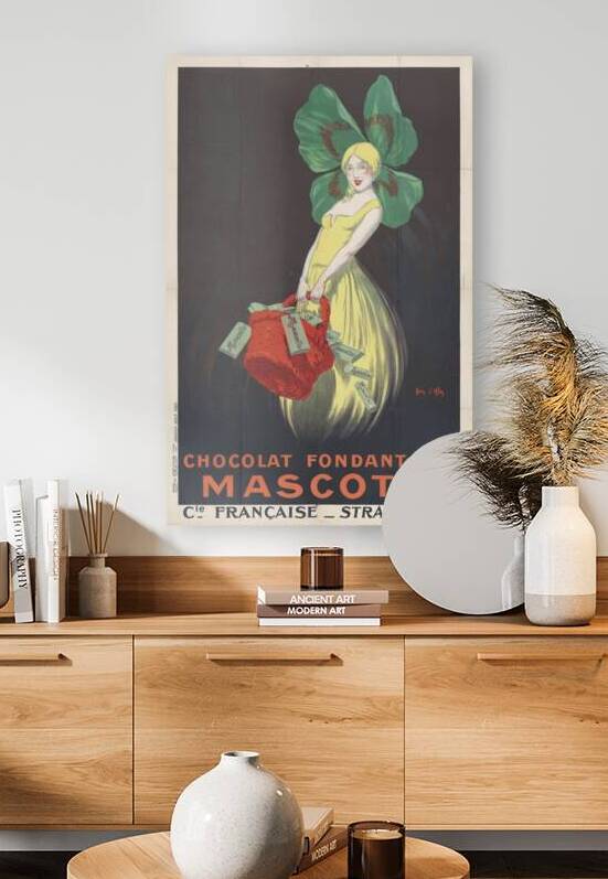 Chocolat fondant Mascotte. Compagnie française Strasbourg 1920  by Jean dYlen Poster by IStockHistory com