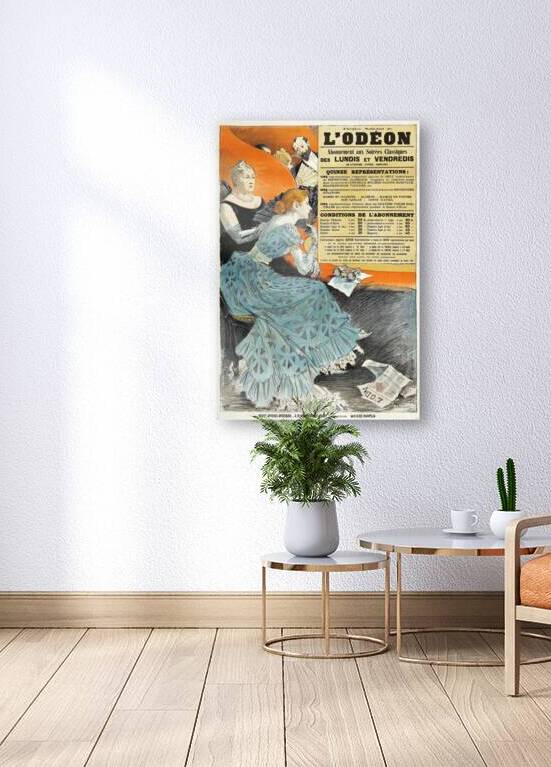 Théâtre National De L’odeon 1890 Poster by Eugène Samuel Grasset by IStockHistory com