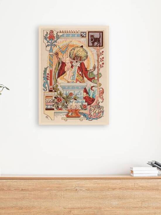 Magicien oriental Illustration by Eugène Samuel Grasset by IStockHistory com