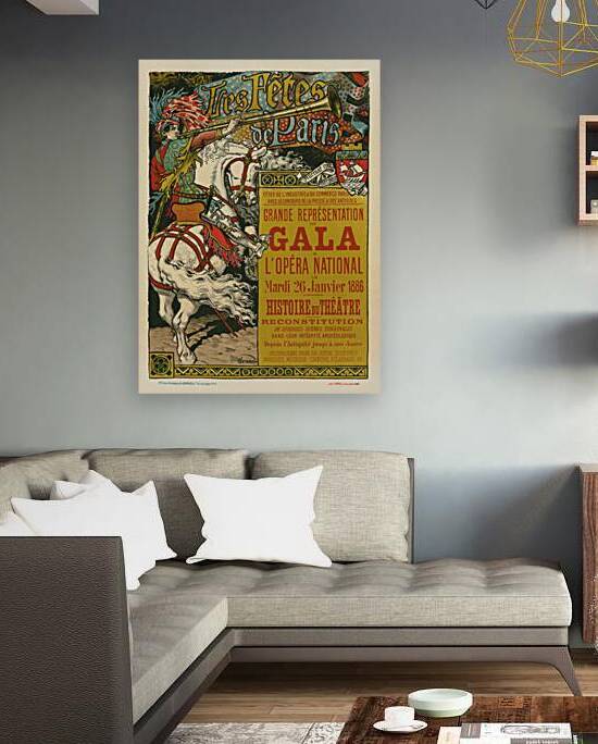 Fêtes De Paris 1897 Poster by Eugène Samuel Grasset by IStockHistory com