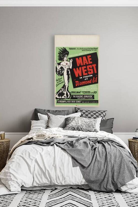 Mae West in person as ‘Diamond Lil’ 1951 Artcraft Lithograph Poster 1905–1970 by IStockHistory com