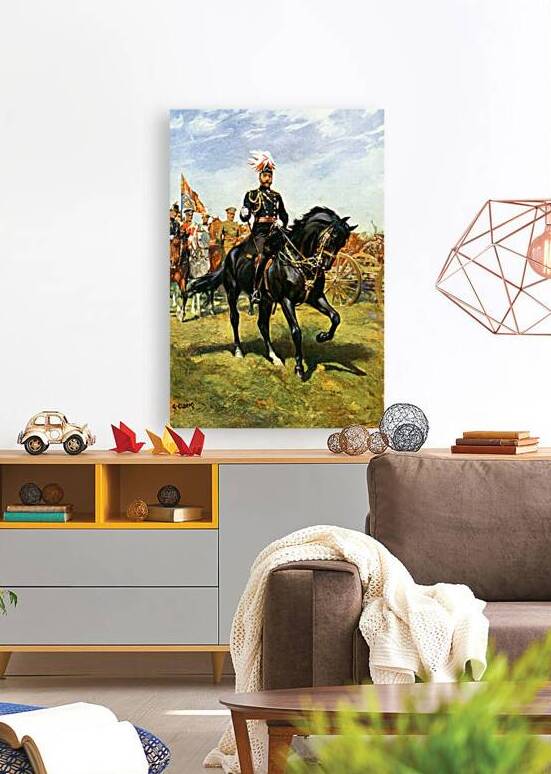 H.M. King George V. On His Charger Rupert Christopher Clark English 1875–1942 by IStockHistory com