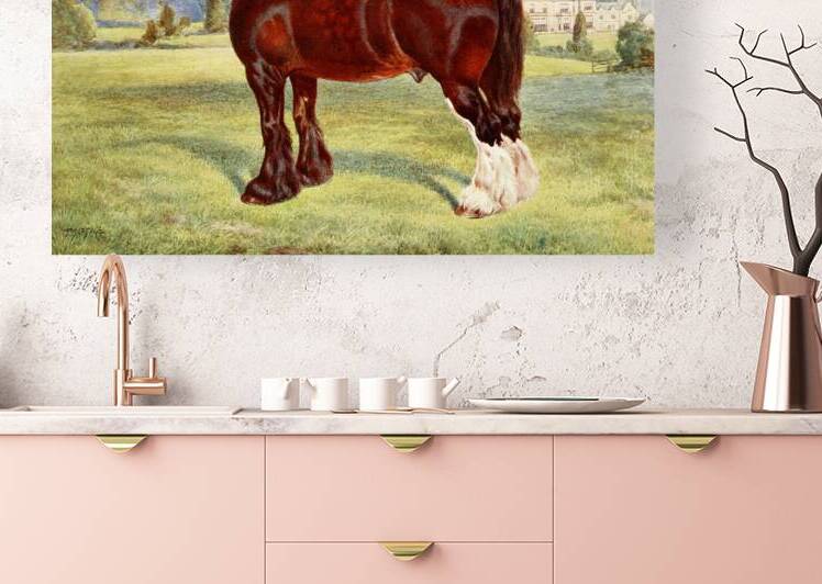 Shire Stallion Harold Frank Babbage English 1858–1916 by IStockHistory com