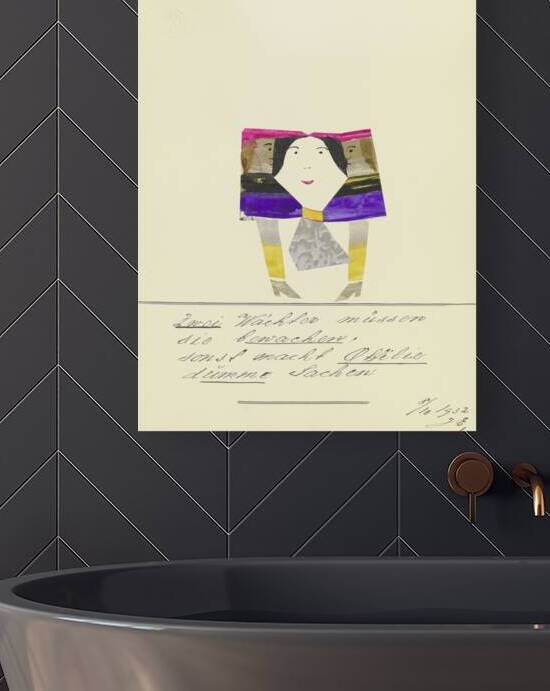 ‘Zwei Wächter müssen sie bewachen …’ 1932  My Pictures Become Wilder and Wilder By John Elsas by IStockHistory com