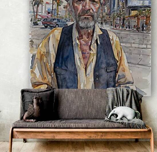 Watercolor You Never Know By Bruce Lazarus by IStockHistory com