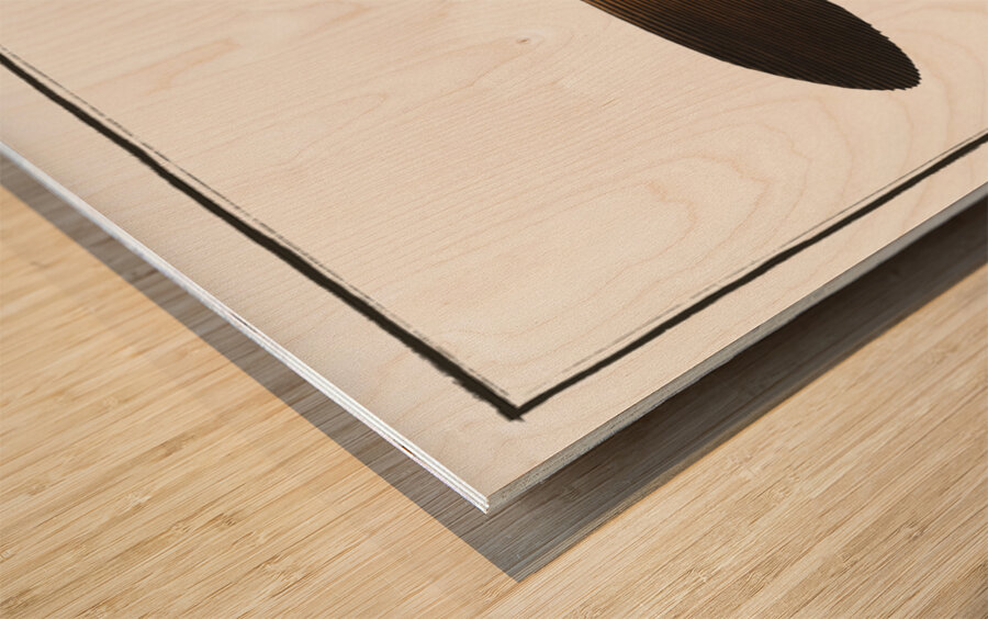 Horn-fish Ostracion Cornutus Wood print