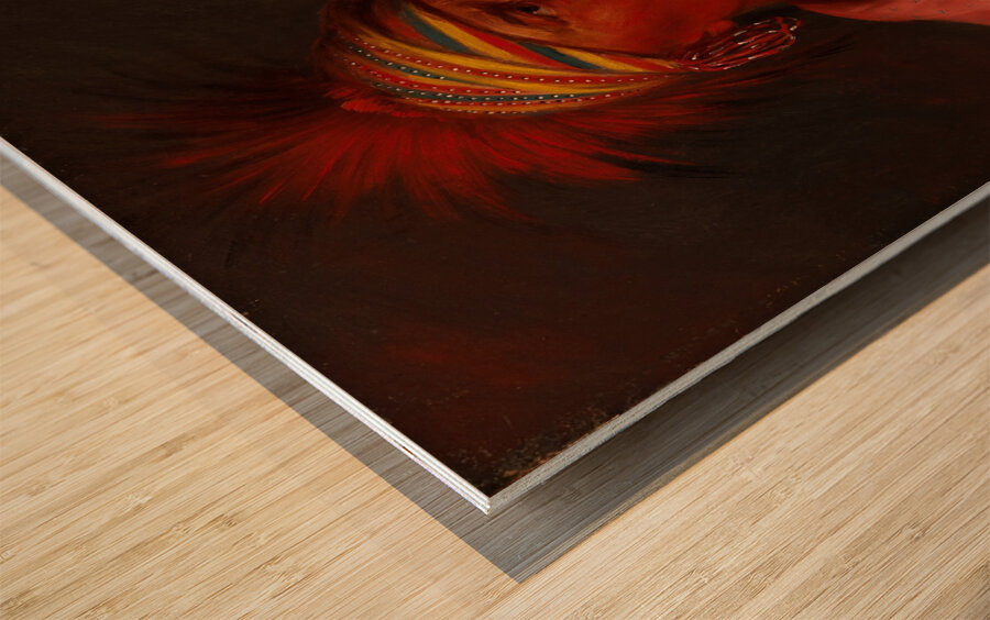 No Heart Nan-Che-Ning-Ga 1837 Wood print