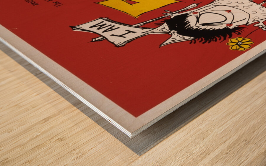 Flora the red menace 1964 H. Gardner American 20th Century  Artcraft Lithograph Poster 1905–1970 Wood print