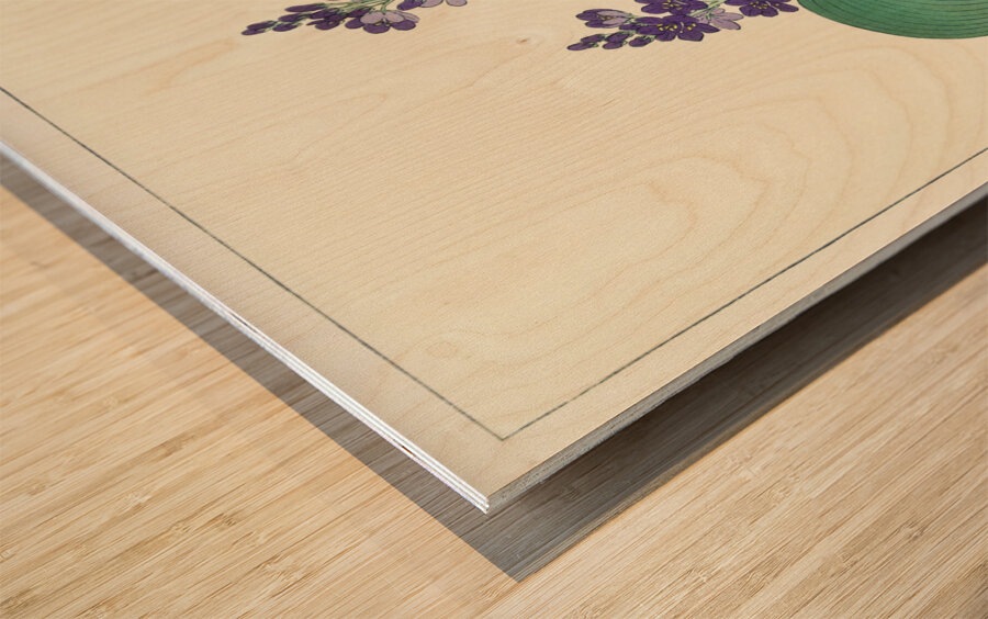 Blooming hosta 1920 - 1930 by Ohara Koson 1877-1945. Wood print